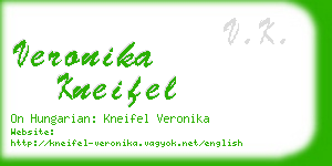 veronika kneifel business card